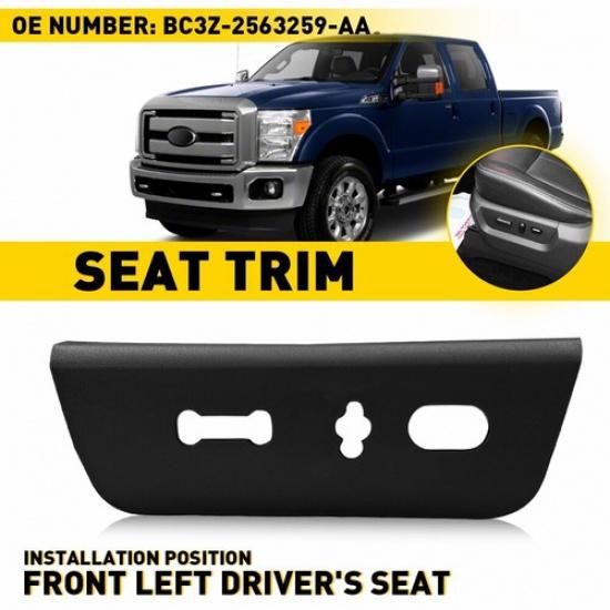 Driver Side Power Seat Housing Switch Trim Bezel Panel For 2011-2016 Ford 250 EV