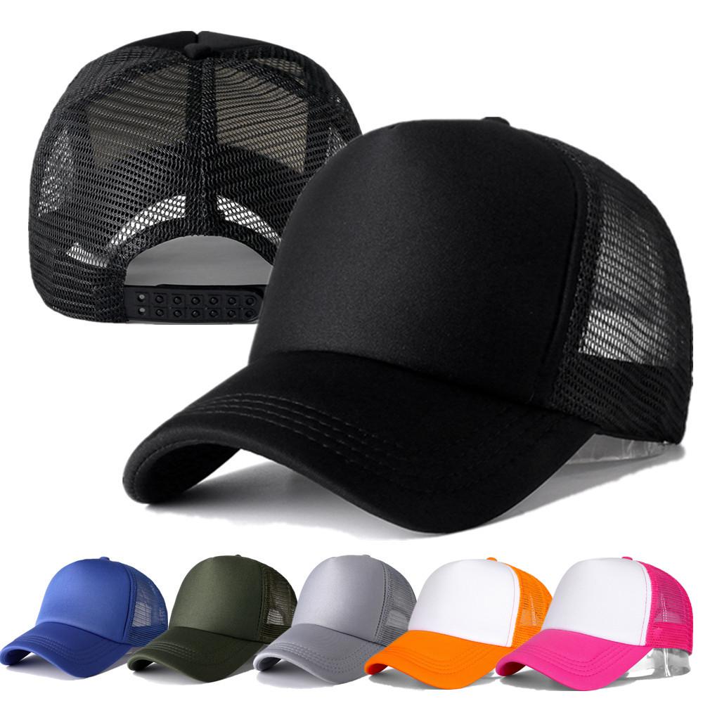 

Unisex Cap Casual Plain Mesh Baseball Cap Adjustable Snapback Hats For Women Unisex Hip Hop Trucker Cap Streetwear Dad Hats 2023
