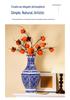 Large Antique-Style Blue and White Jingdezhen Porcelain Vase for Living Room or TV Cabinet Décor