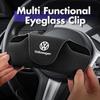 Hub Caps Car Visor Glasses Holder Clip Sunglasses Storage Case Accessories For Volkswagen VW Scirocco Jetta Beetle Golf Passat P