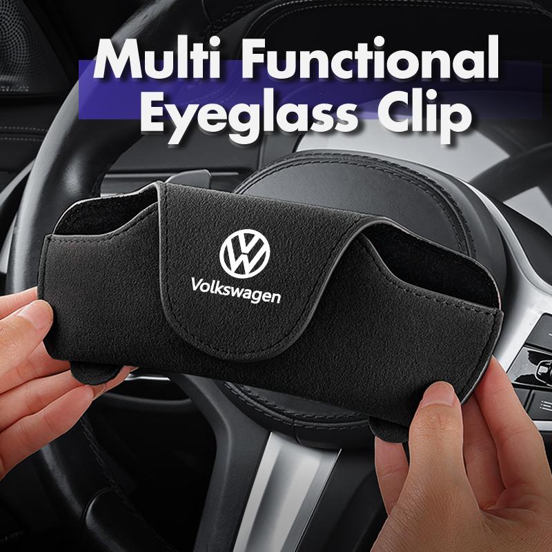 Hub Caps Car Visor Glasses Holder Clip Sunglasses Storage Case Accessories For Volkswagen VW Scirocco Jetta Beetle Golf Passat P