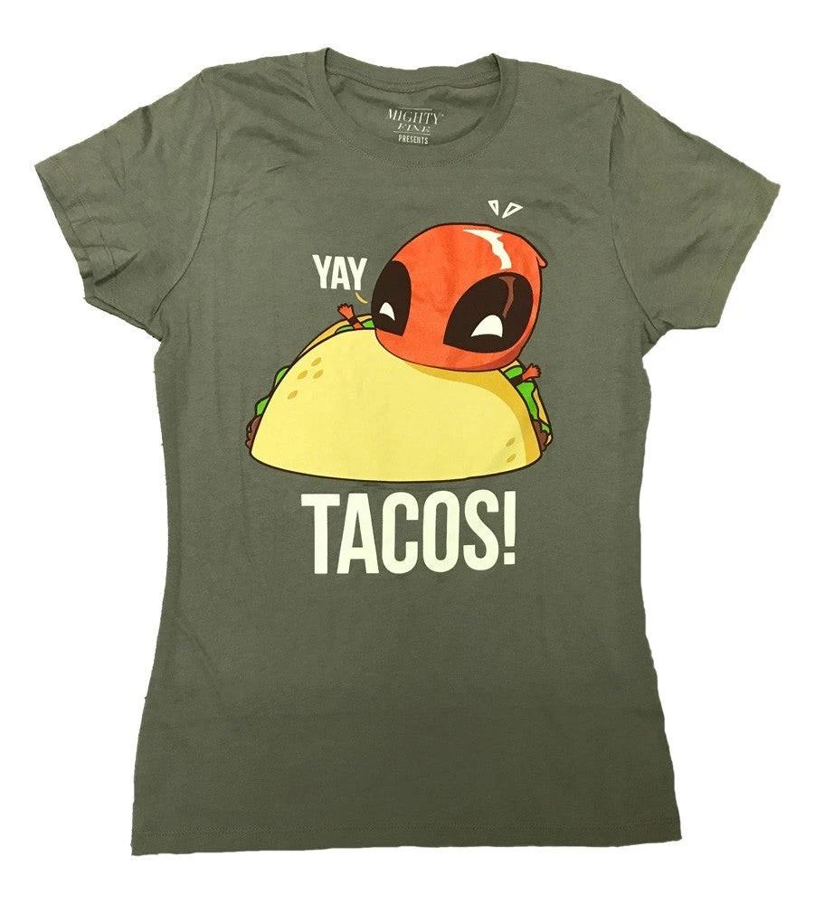 Deadpool Yay Tacos Marvel Comics Junior Children s T-shirt 120