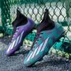 Male and Female Youth Artificial Turf Training Shoes High-top Breathable Football Shoes Wear-resistant Outdoor Sports