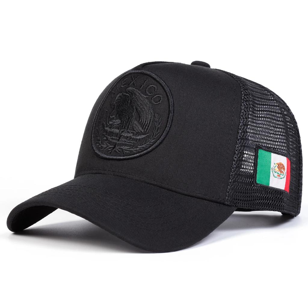 Net Baseball Stitching Embroidered Flag Mexican Neutral Gender Women Men For Caps Spring Summer Outdoor Adjustable Casual Hats Dad Hat Sunscreen