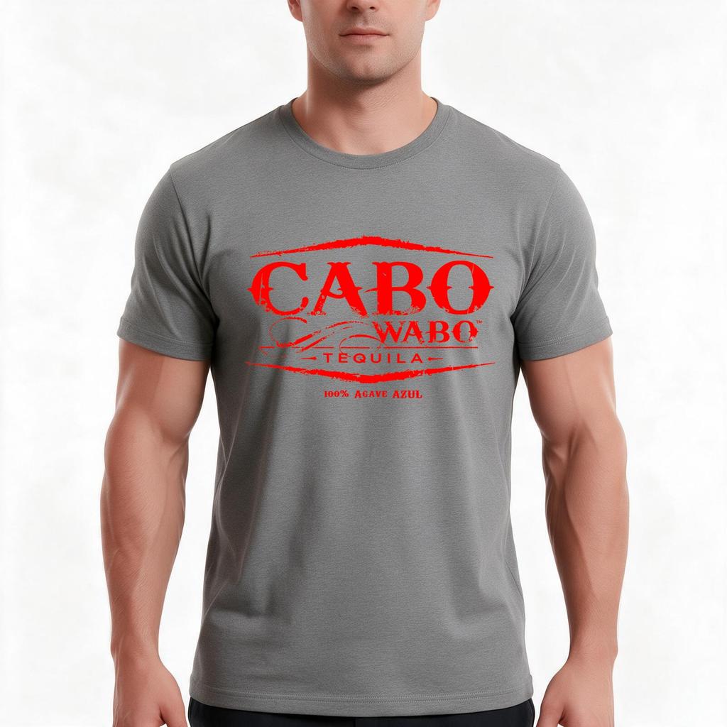Cabo Wabo Cantina TShirt Summer Casual Cotton Tee Oversized Streetwear Tops Vintage Graphic Print Loose Fit Short Sleeve