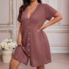 Summer Women's Fashion Dress: Sexy, Casual, Comfortable Short Nightgown