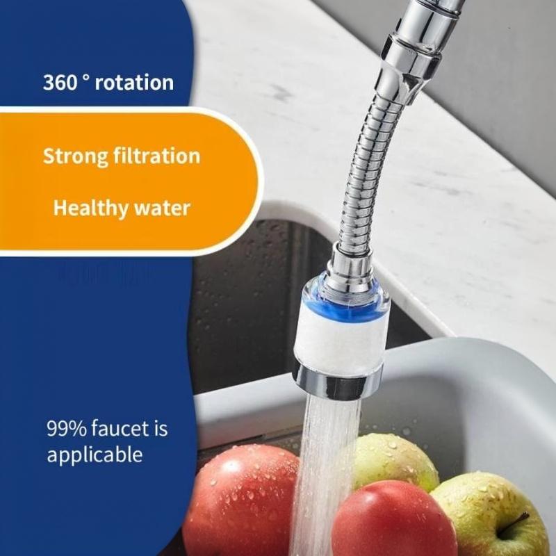 Filtre à Eau Universel pour Robinet Avec Rotation à 360 Degrés Et Filtration Efficace des Impuretés Parfait Pour la Cuisine Salle de Bain Usage Quotidien