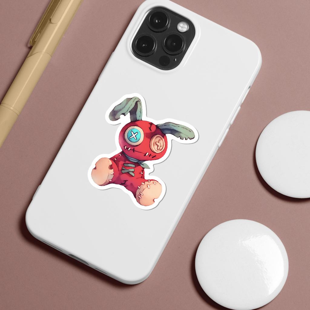 50 Cartoon Voodoo Doll Graffiti Stickers Creative Doll Stickers Mobile Phone Computer Waterproof Decorative Stickers