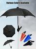 Portable Phone Holder Umbrella, Waterproof UV Protection Mini Parasol with Phone Stand, Anti Glare Sun Shade for Outdoor Travel