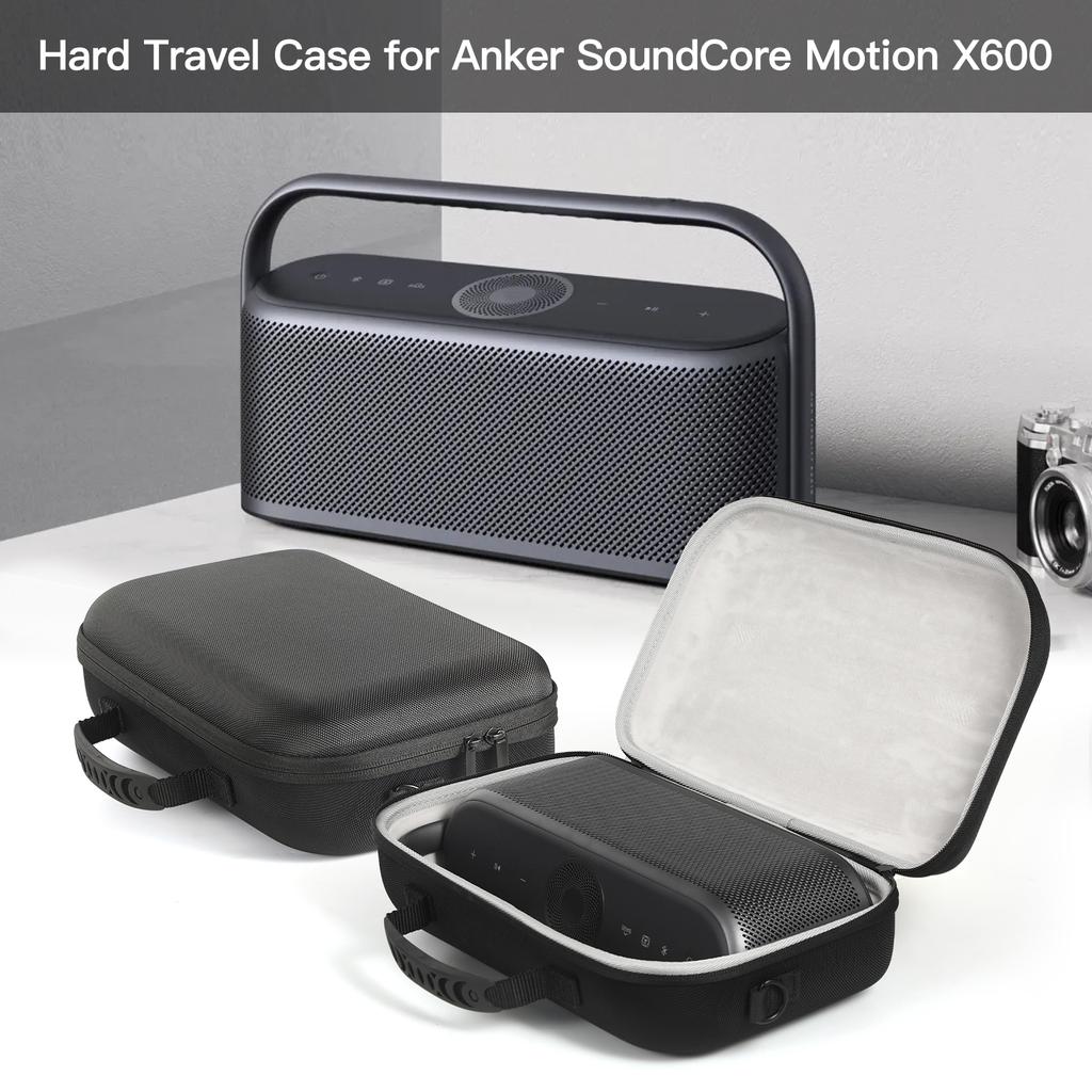 Custodia da viaggio portatile per altoparlante Anker Soundcore Motion X600, custodia protettiva per altoparlante