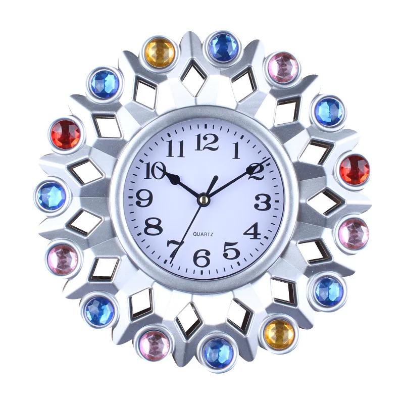 Living Room Clock Creative European Wall Clock Retro Art Wall Watch Decorative Wall Clock Home Silent Fashion Clock for Study