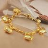 Light Luxury Two-color Malaysian Peach Heart Bracelet