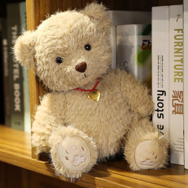 25cm Kawaii Teddy Bear Dolls Plush Toy Stuffed Soft Baby Infant Appease Pillow Comforting Toy For Children Birthday Xmas Gifts