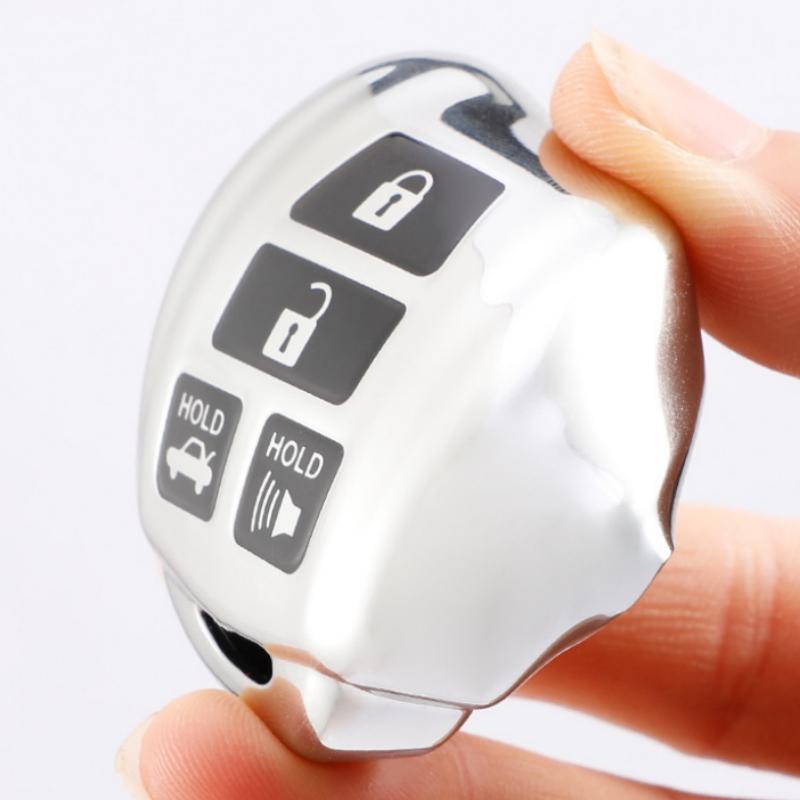 4 Buttons TPU Car Remote Key Case Cover For Toyota Camry Prius 2012 2013 2014 2015 2016 2017 Corolla RAV4 Shell Accessories