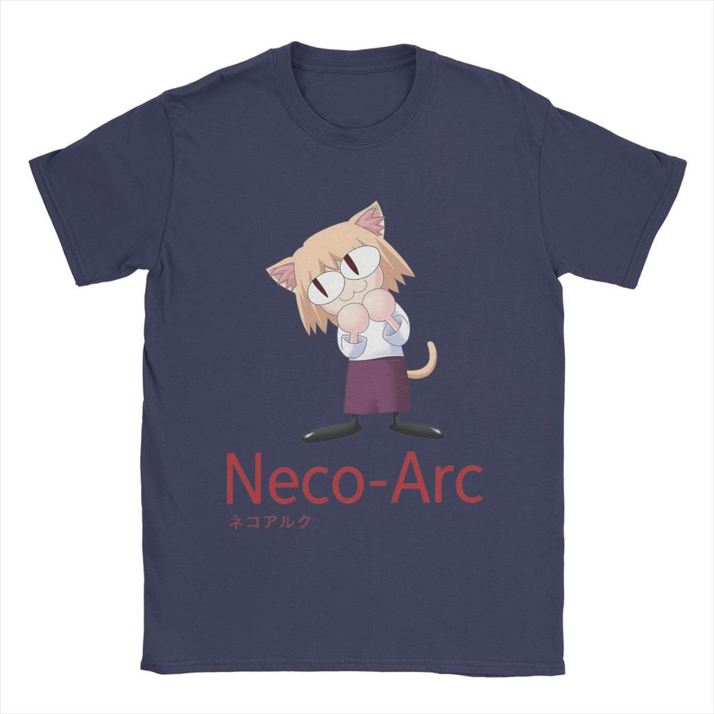 Neco Arc T Shirt Men's Pure Cotton Vintage T-Shirt O Neck Tee Shirt Short Sleeve Clothing Graphic Printed