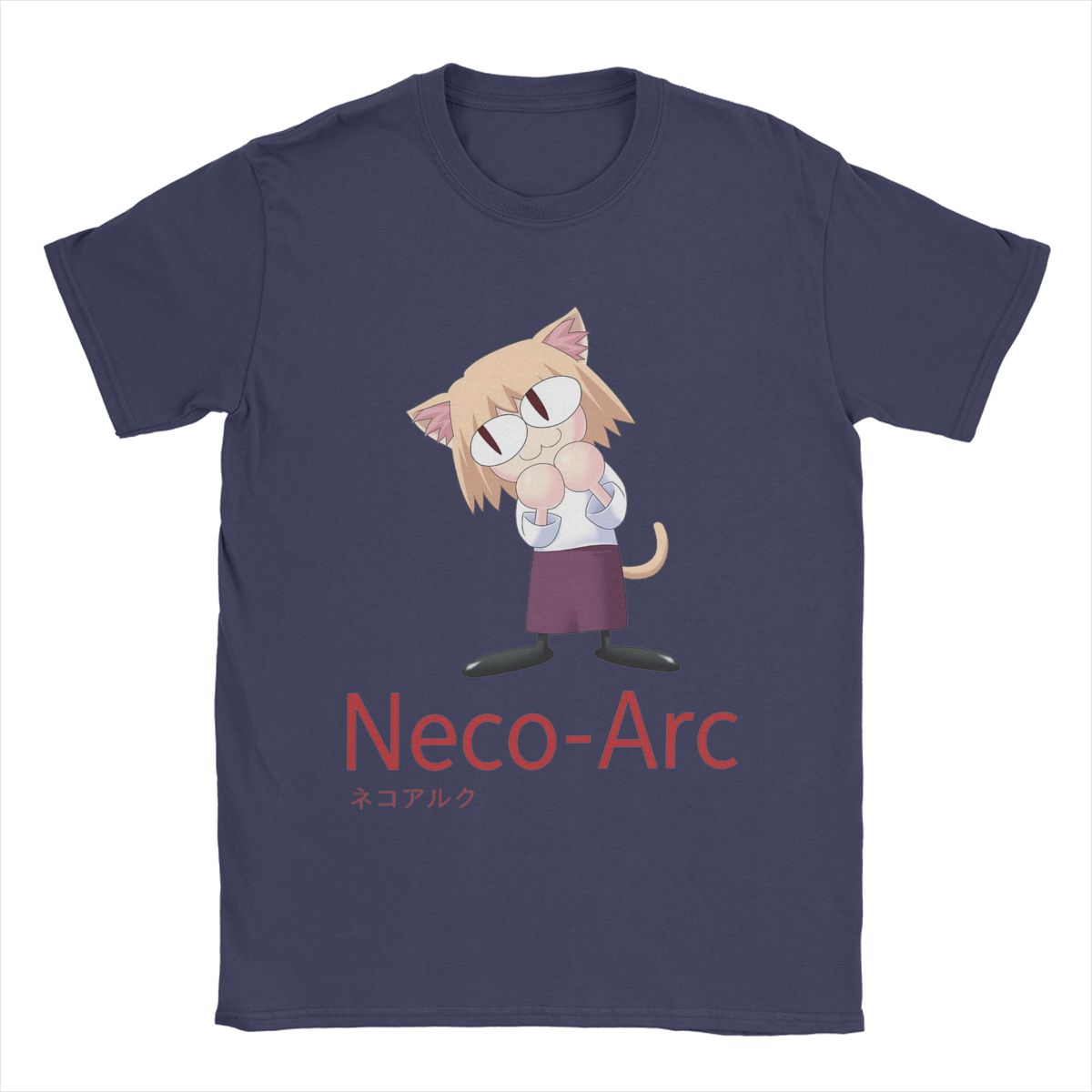 

Футболка Neco Arc мужская из чистого хлопка в винтажном стиле с круглым вырезом, короткий рукав, одежда с графическим принтом S темно-синий