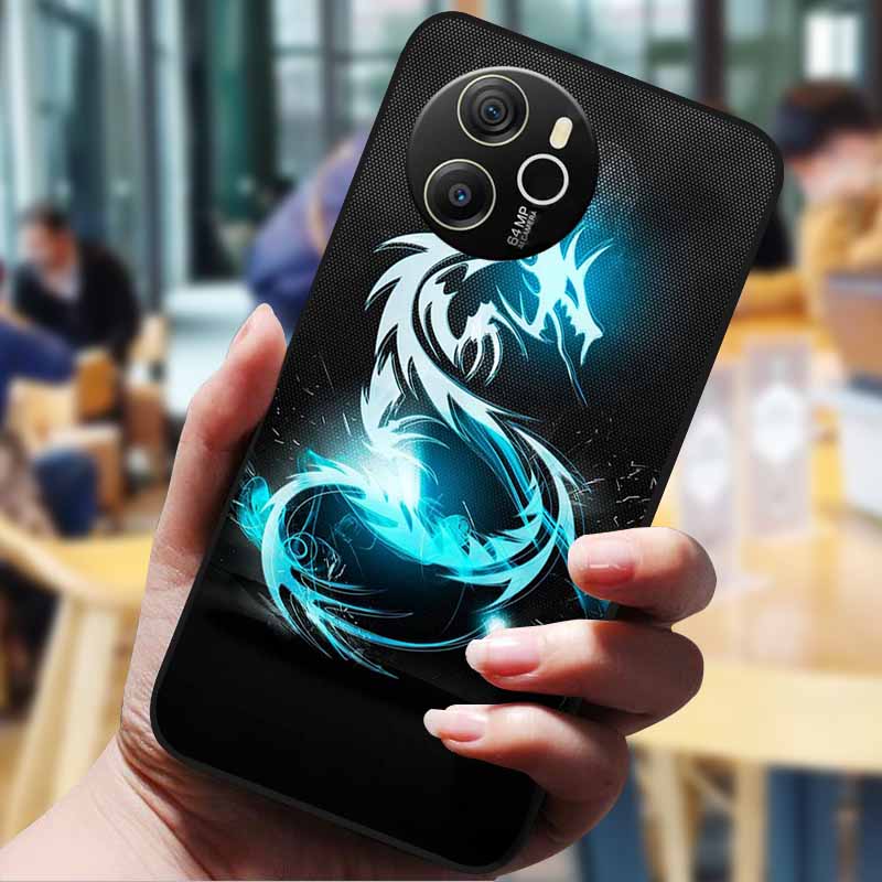 For Blackview Shark 8 Case 6.78" Cartoon Painted Cover Lovely Case Soft Silicone Protect Cover For Blackview Shark8 Cases Bumper