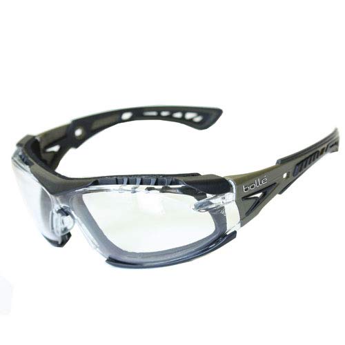 Bolle HA-1 RUSH PLUS PLATINUM Anti-Fog Goggles in Black/OD Clear, Inspired by the JGSDF