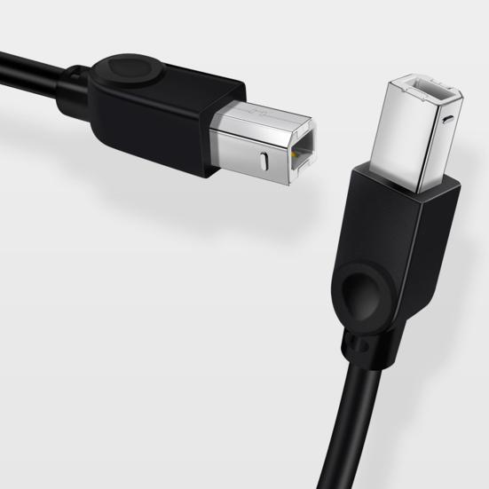 1.5/3/5/10M Portable USB2.0 PVC High Speed Print Clear Transfer Printer Cable Scanner Cord