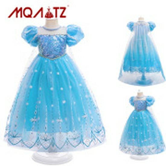 Princeznovské nadýchané šaty s jednorožcem pro dívky - Letní outfit na klavírní vystoupení