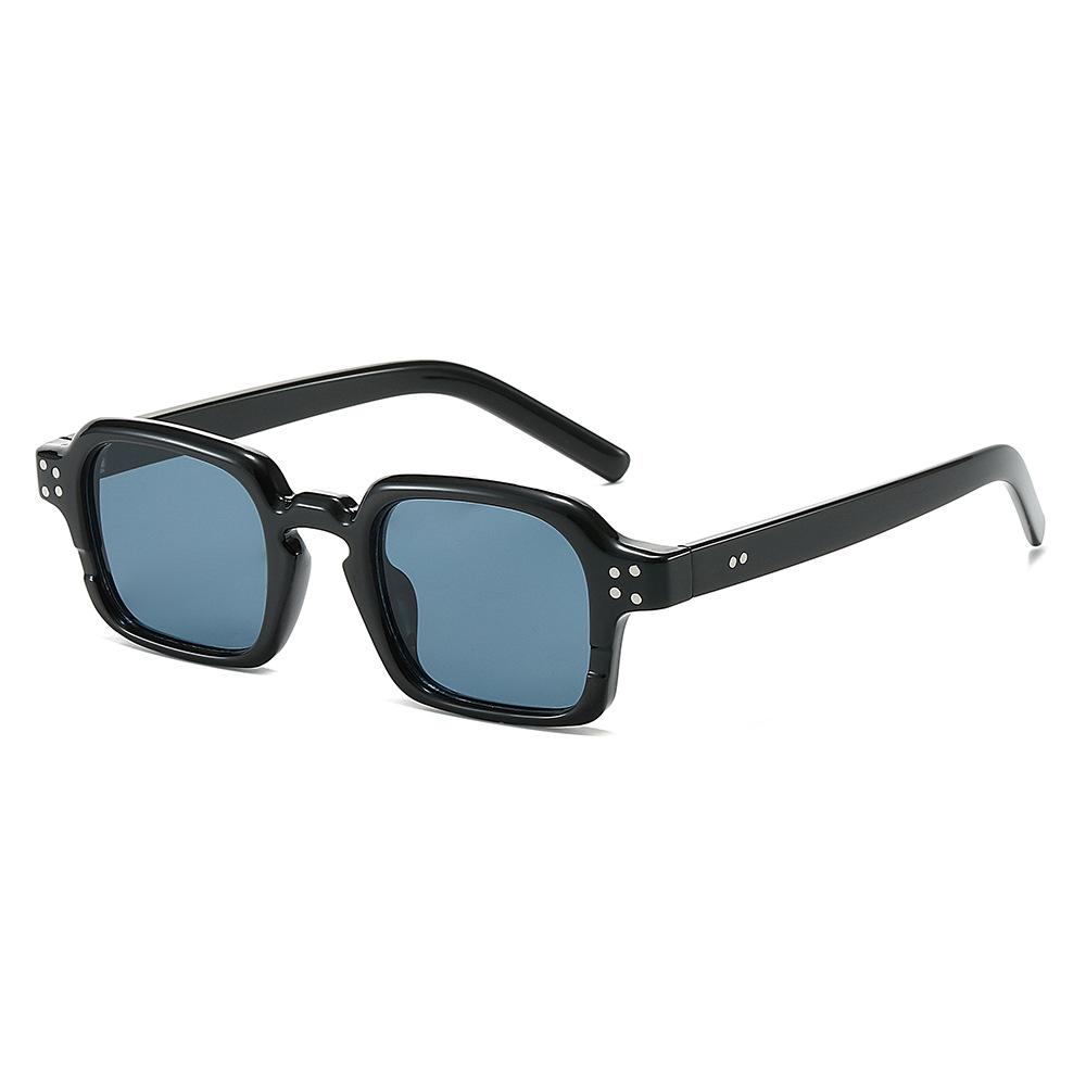 New retro simple square sunglasses high-quality American versatile men's sunglasses for women