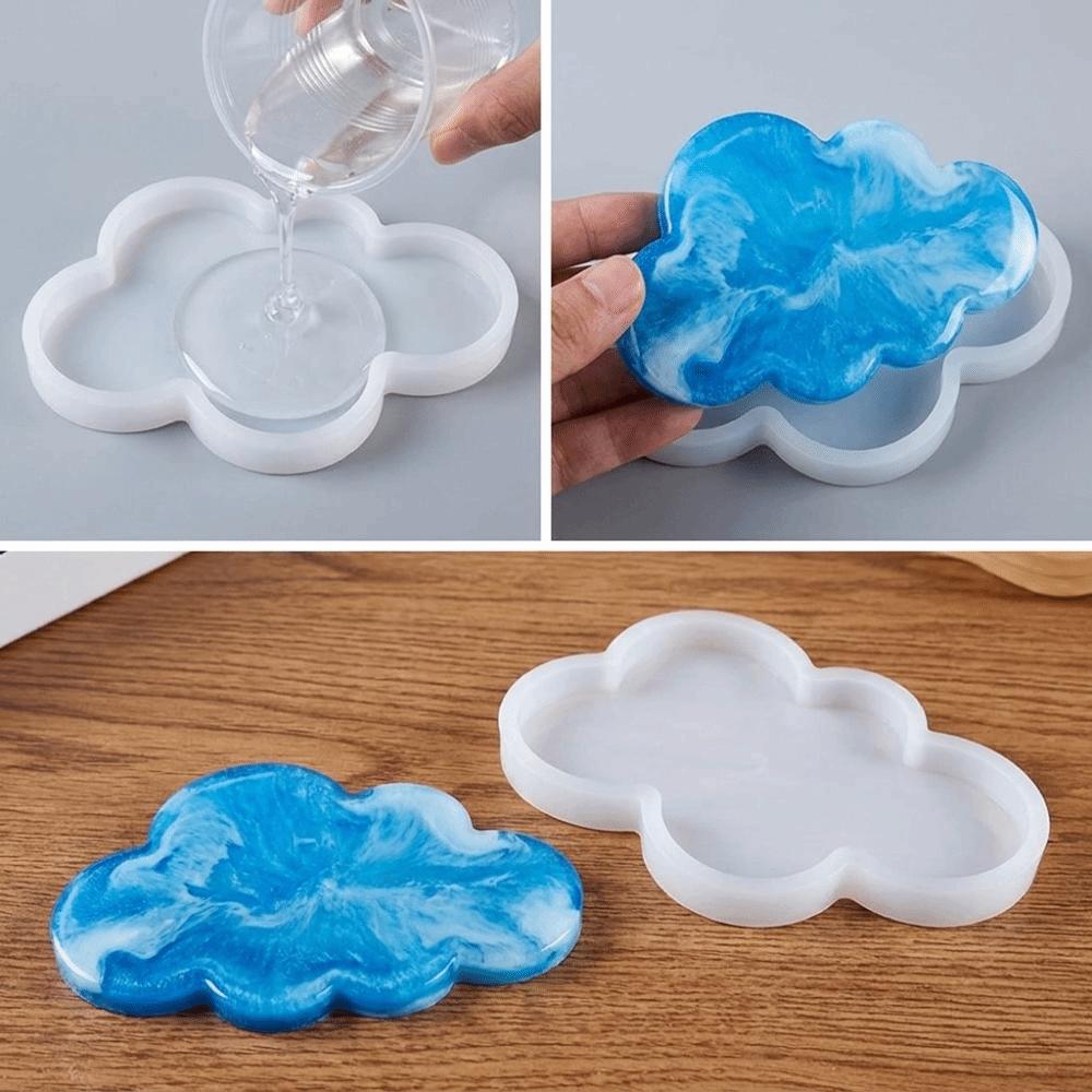 Multi-purpose Coaster Silicone Mold Flexible Cup Mat Mold Easy To Clean Plaster Mold Gift Making