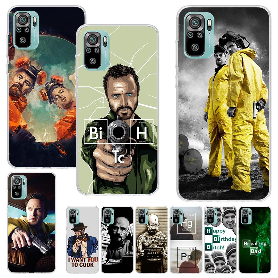 Breaking Bad TV Print Soft Case for Xiaomi Redmi Note 12S 11S 12 11T 10S Phone Shell 9S 8T 11 10 9 8 11E Pro Plus 7 Cover