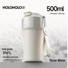 HOLOHOLO 316L Stainless Steel Insulated Coffee & Straw Travel Mug