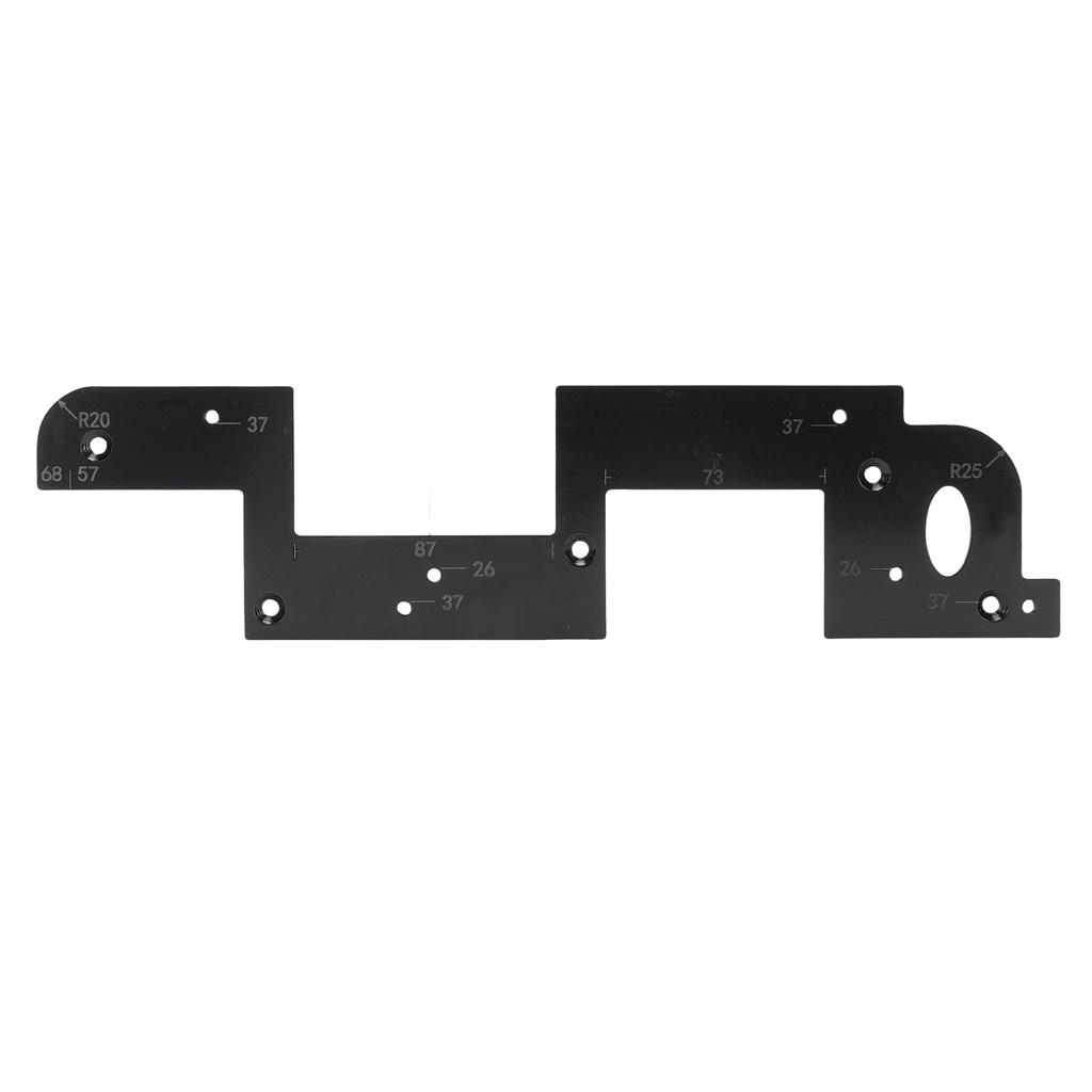 Slotting Mold Template Arc Alloy Steel Arc Grooving Auxiliary Tool for Woodworking Projects