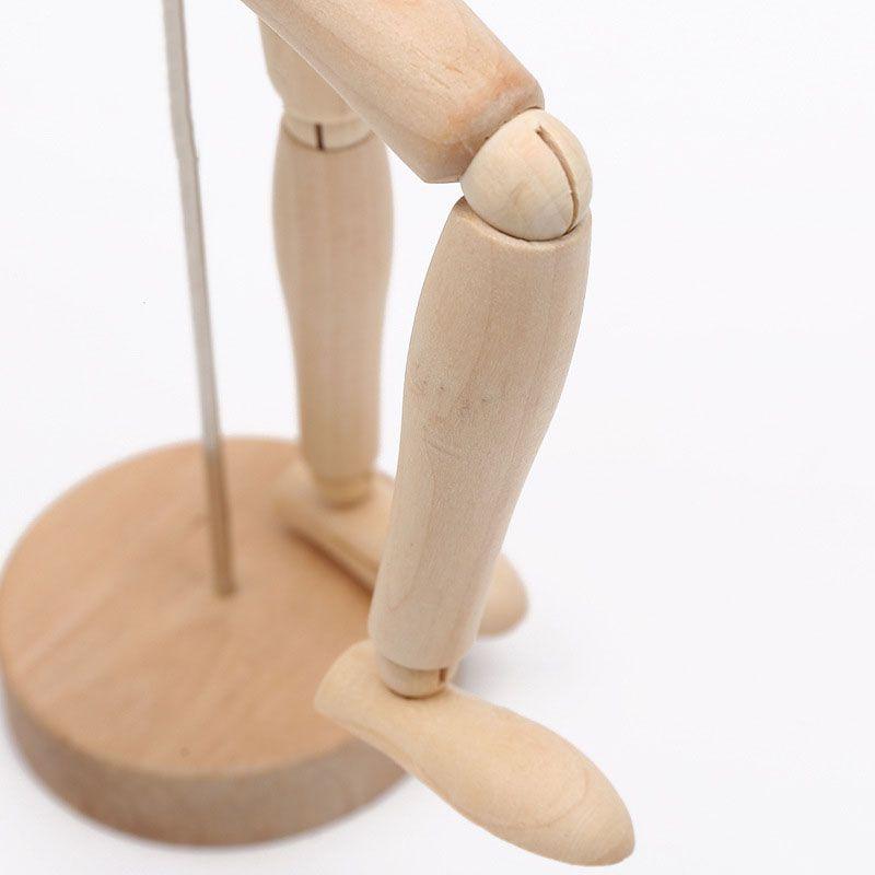 Wooden Human Artist Manikin Drawing Model Unisex Male Female Sketching Tool