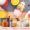 Mixer per frullare frutta con tazza USB portatile ricaricabile per coniglio adorabile