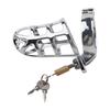 Yousheng Penis Chastity Device Polishing Meticulous Workmanship Stainless Steel Male Chastity Device Belt for Sex