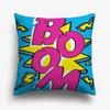 American POP ART Cushion Covers BANG WOW BOOM POW Cushion Cover Home Decorative Linen Pillow Case for Sofa CouchE,