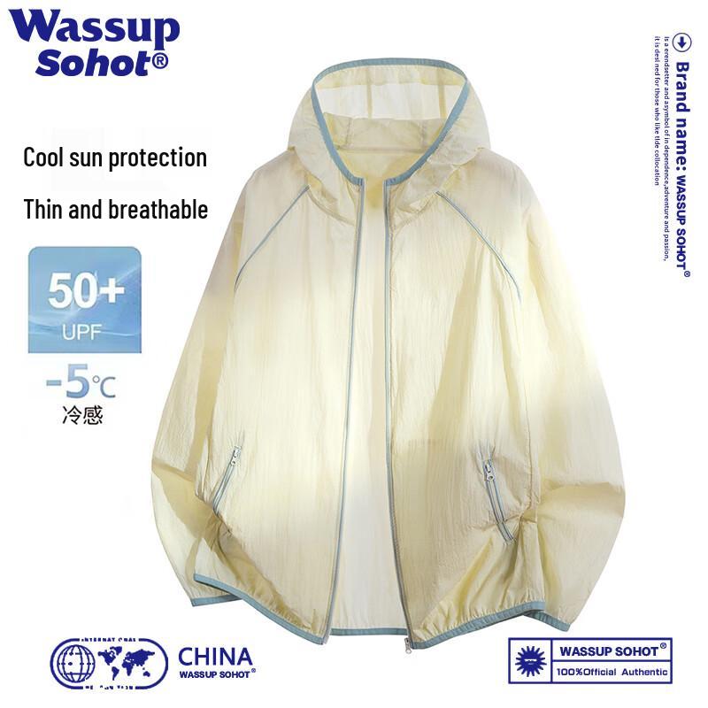 Wassup Sohot Men s Lightweight Sun Protection Jacket L