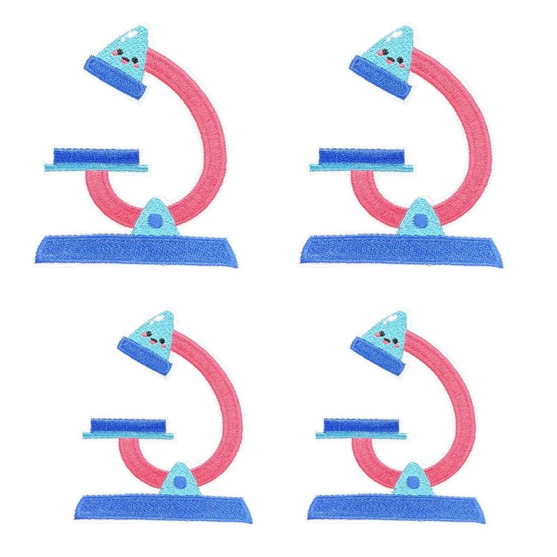 10pcs /Lots Laboratory Embroidered Patches Diy Cute Cartoon Patch Hats Bags Jackets Sew Embroidery Applique Clothing Decoration 