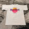VTG 1980s Watex T Shirt Mens Medium White Hard Rock Cafe Cancun Preshrunk Cotton