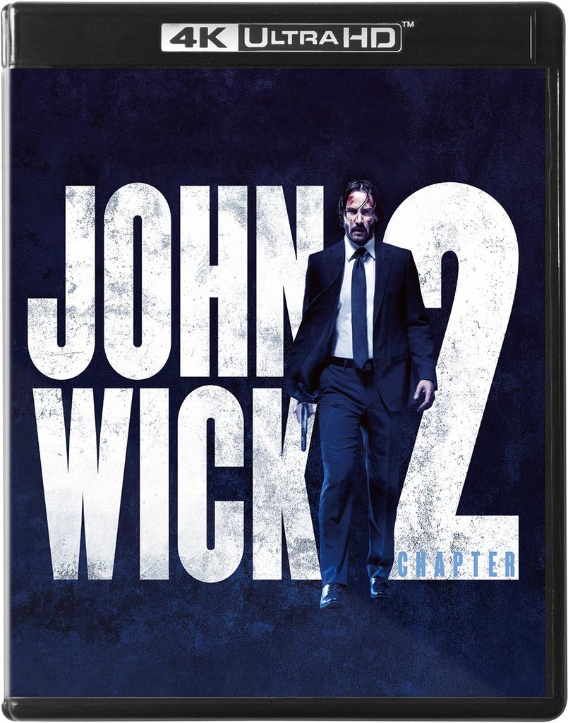 John Wick: Capítulo 2 4K Ultra HD + Blu-ray + Blu-ray de Bônus (Conjunto de 3 discos)