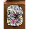 Used CA4LA Allover Graffiti Art 5 Panel Cap