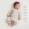 Guaiqixiong Newborn Summer Thin Long-Sleeve Cotton Wrap Romper