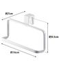 Yamazaki Kitchen Towel Hanger Tower Rack White W16×D7×H9.5cm Bathroom 6779