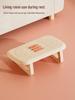 Lion Search Wooden Footstool