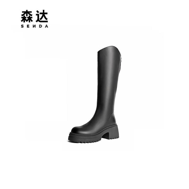 SENDA Women s Fashion Over-the-Knee Stretch Boots EU 39