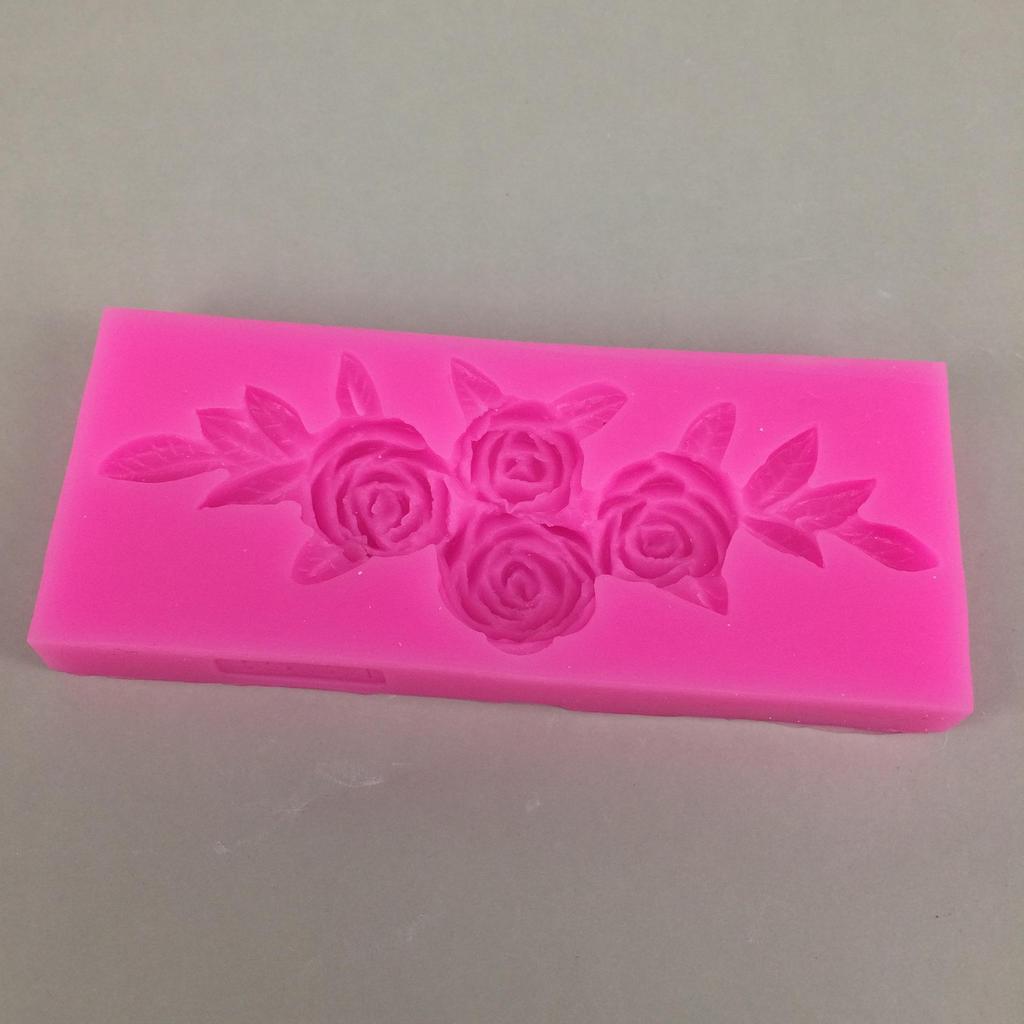 Silicone DIY Cake & Cookie Flower Molds - L1024