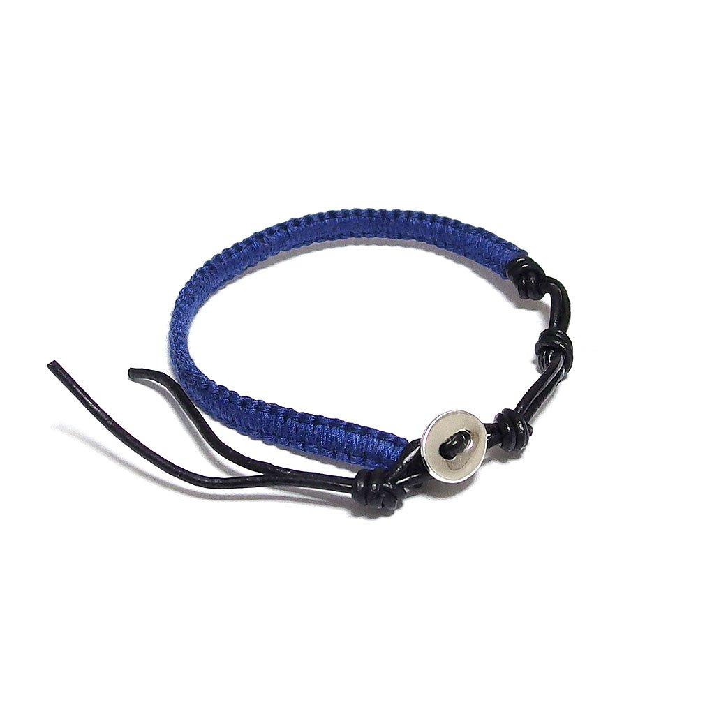 

Eversoul Bracelet Accessories Static Elimination Genuine Leather Braided Bracelet [EVERSOUL] Anti-static Men s (Blue)