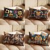 2D Colorful Abstract Leopard-Print Pillow Suitable For Sofa Bedroom Car Pillow Cover Cushion Rectangular Back Cushion