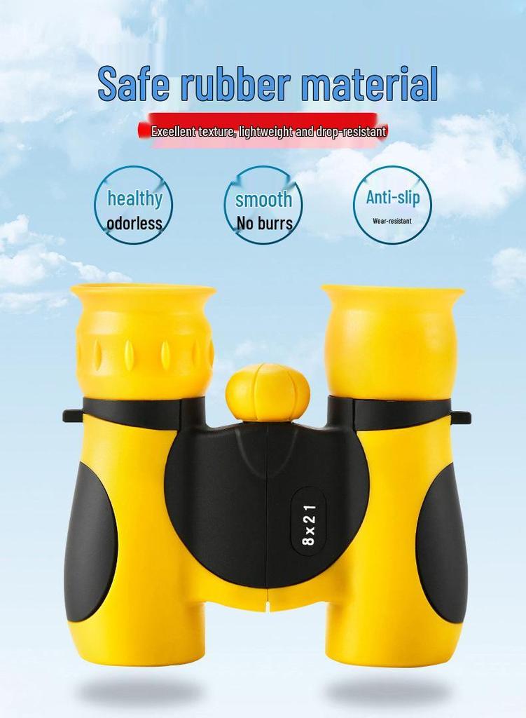 8x21 HD Kids Educational Handheld Binoculars: Outdoor Science Exploration