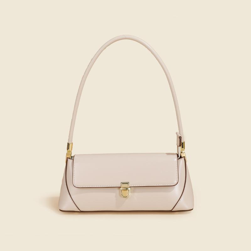 Korean Genuine Leather Bag for Women Shoulder Bag Underarm Luxury Cowhide Leather Phone Bag for Ladies Casual Shopping Makeup