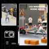 1:64 Scale Hand Painted Resin Collectible Figure Miniature Model Accessories Realistic Photographer Figure Model Gift