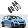 Car Inner Door Window Lift Armrest Switch Panel Cover Trim Frame Parts Accessories For Honda Fit Jazz