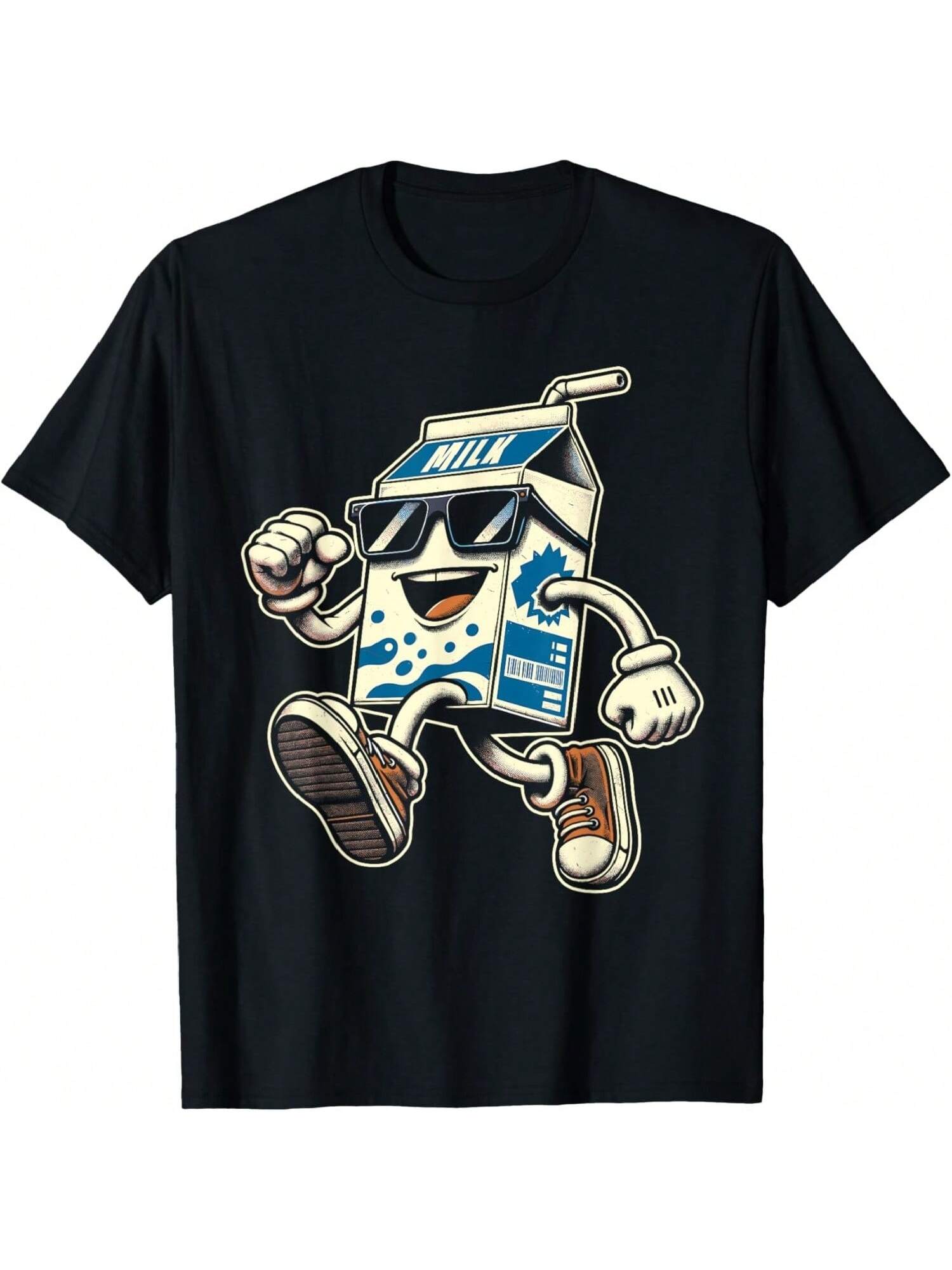 80s 90s Milk Carton unisex Wounisex Kids Funny Retro T-Shirt S разноцветный